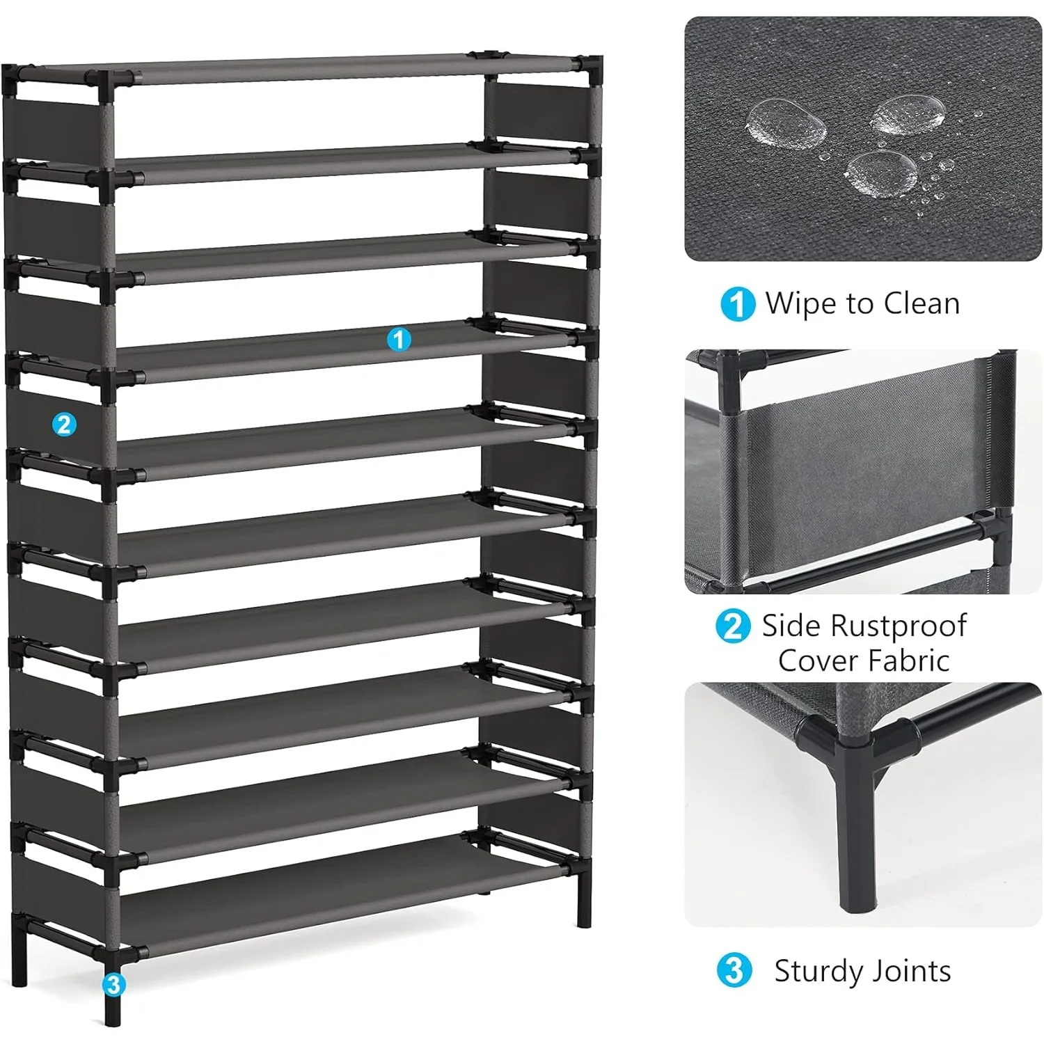 Multi-Layer Storage Rack – Large Capacity Organizer - Image 6