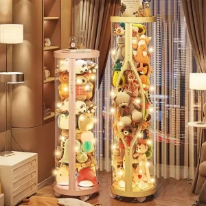 Transparent Doll & Toy Storage Box